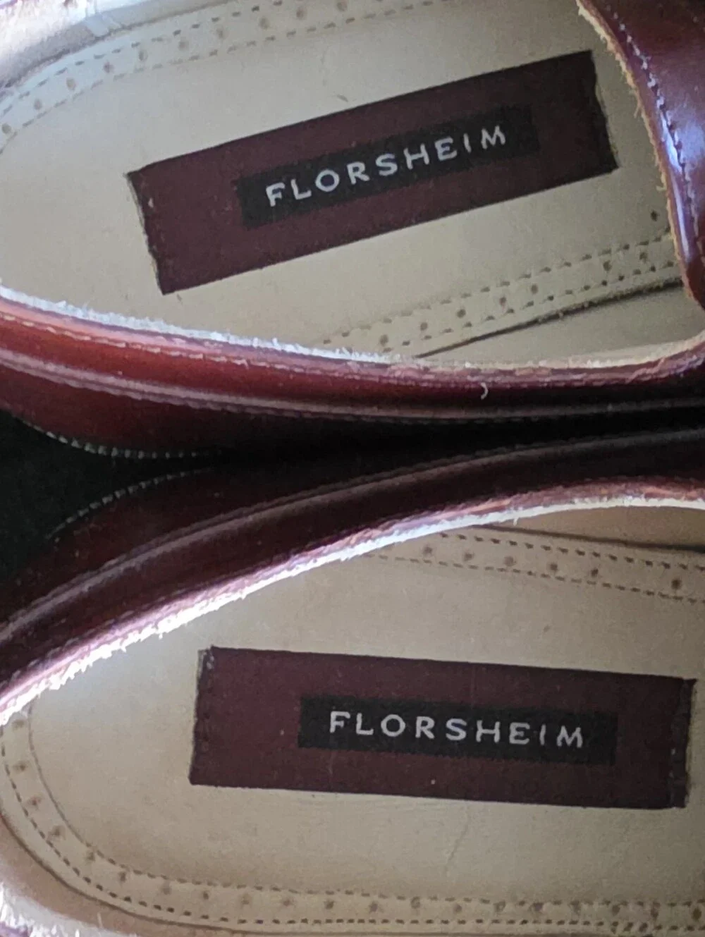 Florsheim Men's Brown Leather Woven Classic Lace Up Dress Shoes 11